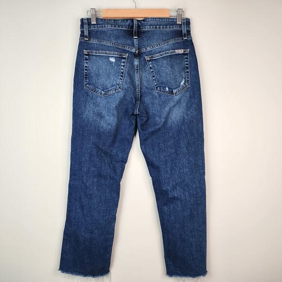 Joe's Niki Boyfriend Jeans Inglewood Wash Women's 27 Distressed Stretch Denim - Picture 5 of 9